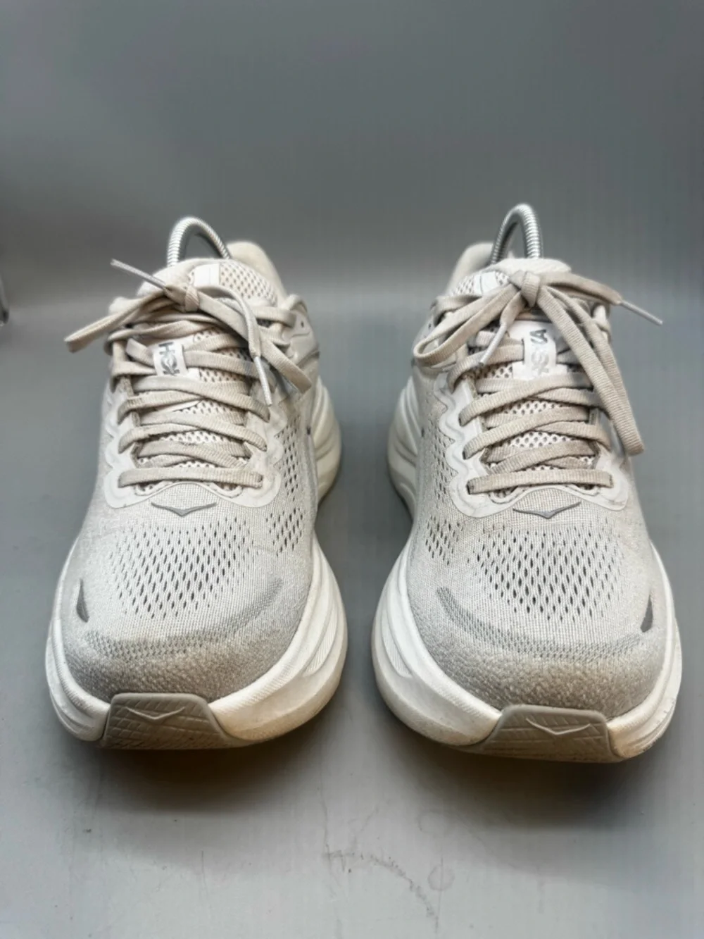 Size 8.5 - Hoka One One Bondi 6 Wide D Gray Women Low Top Running Walking Shoes - Picture 7 of 8